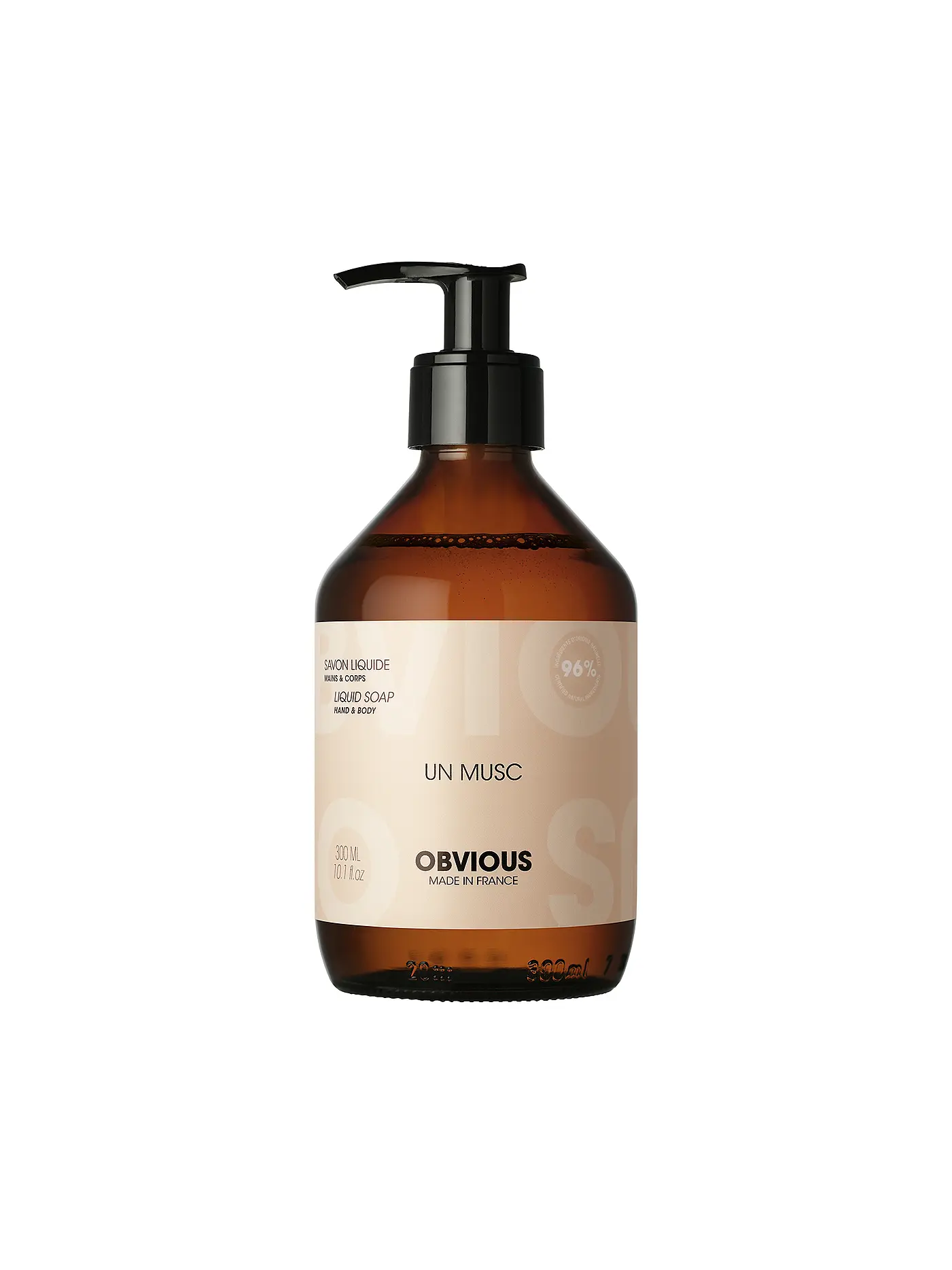 OBVIOUS | Un Musc Liquid Soap Hand & Body 300ml | 